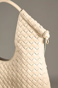 Load image into Gallery viewer, Tracy Woven Ivory Recycled Vegan Shoulder Bag
