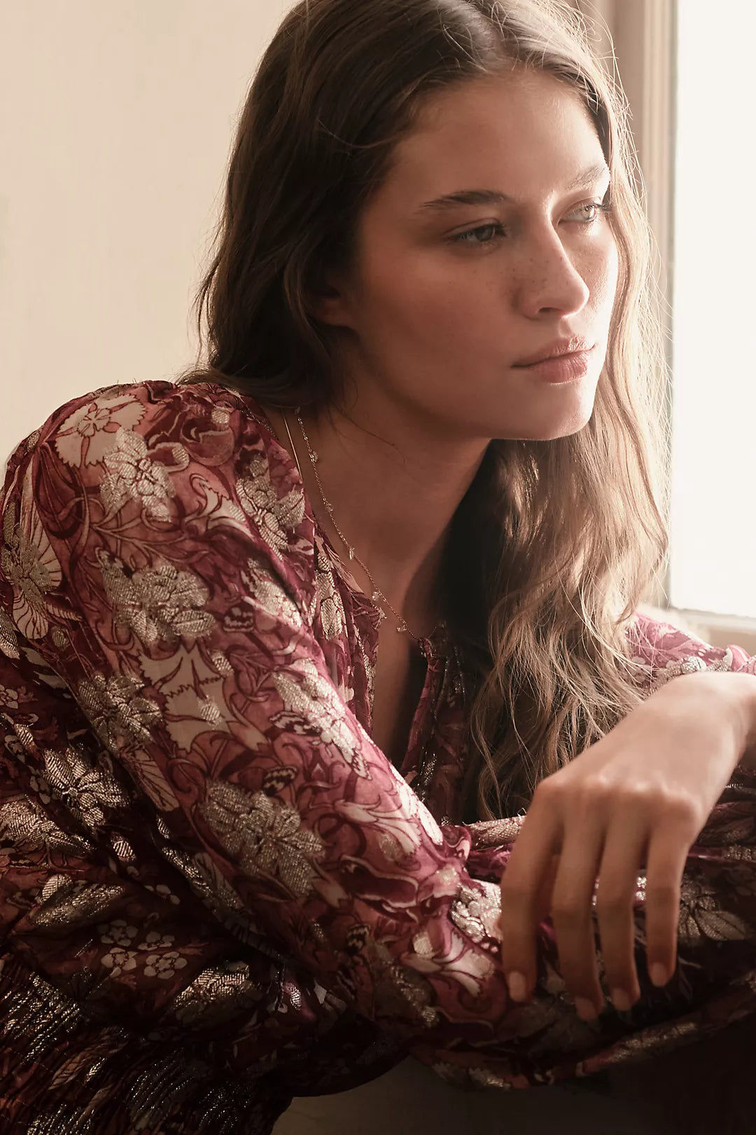 The Somerset Chiffon Blouse