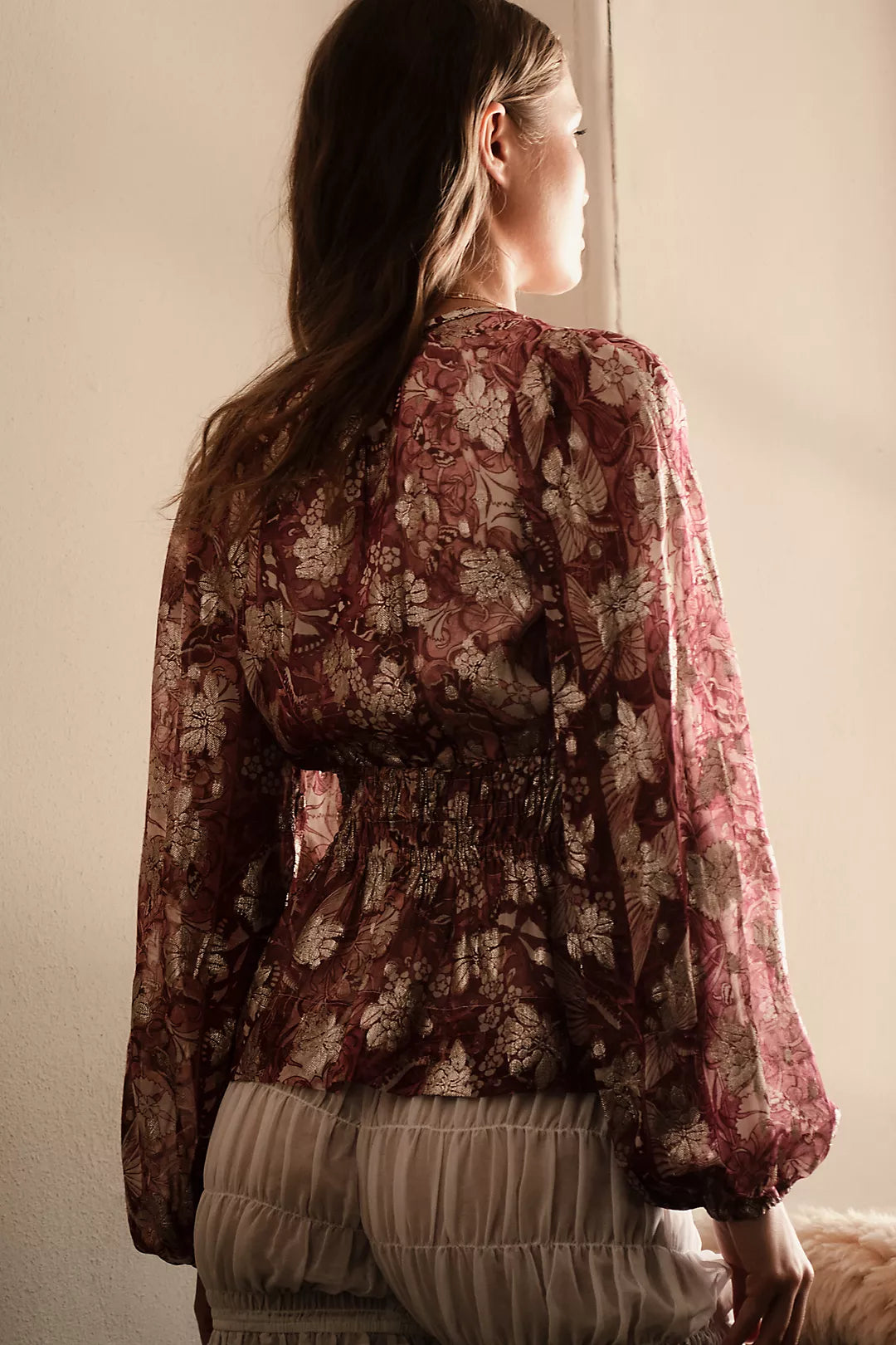 The Somerset Chiffon Blouse