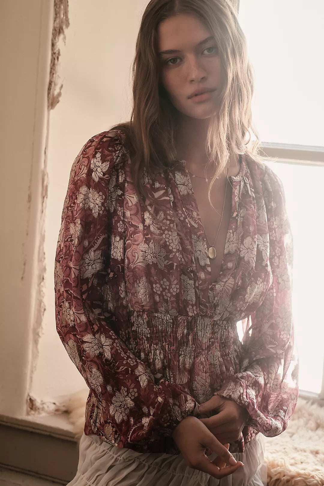 The Somerset Chiffon Blouse
