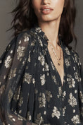 Load image into Gallery viewer, The Estela Sheer Embellished Blouse
