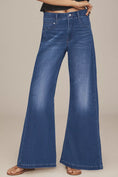 Load image into Gallery viewer, The Adi Knit Mid-Rise Flare Jeans by Pilcro
