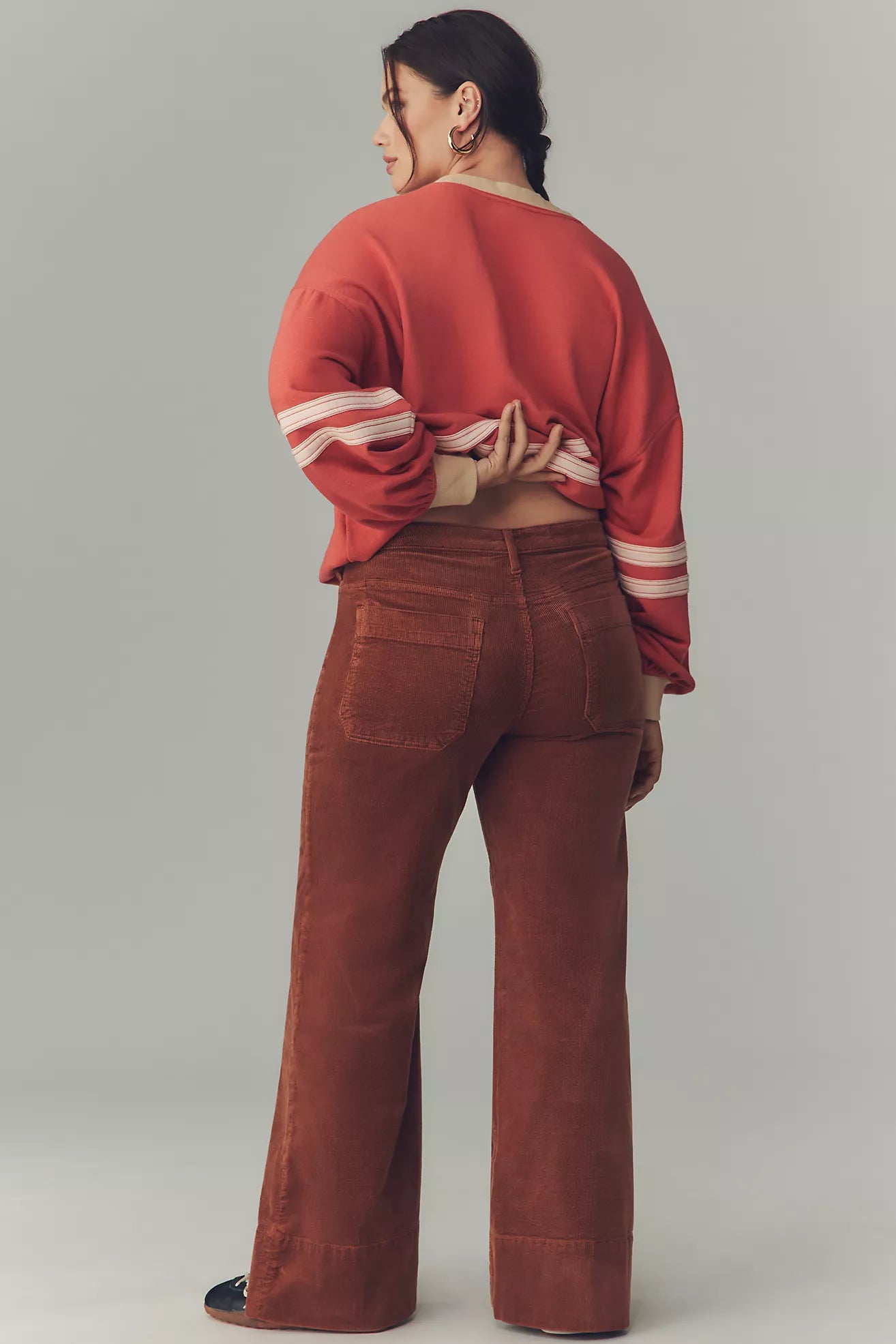 The Rylan High-Rise Flare Jeans by Pilcro: Corduroy Edition