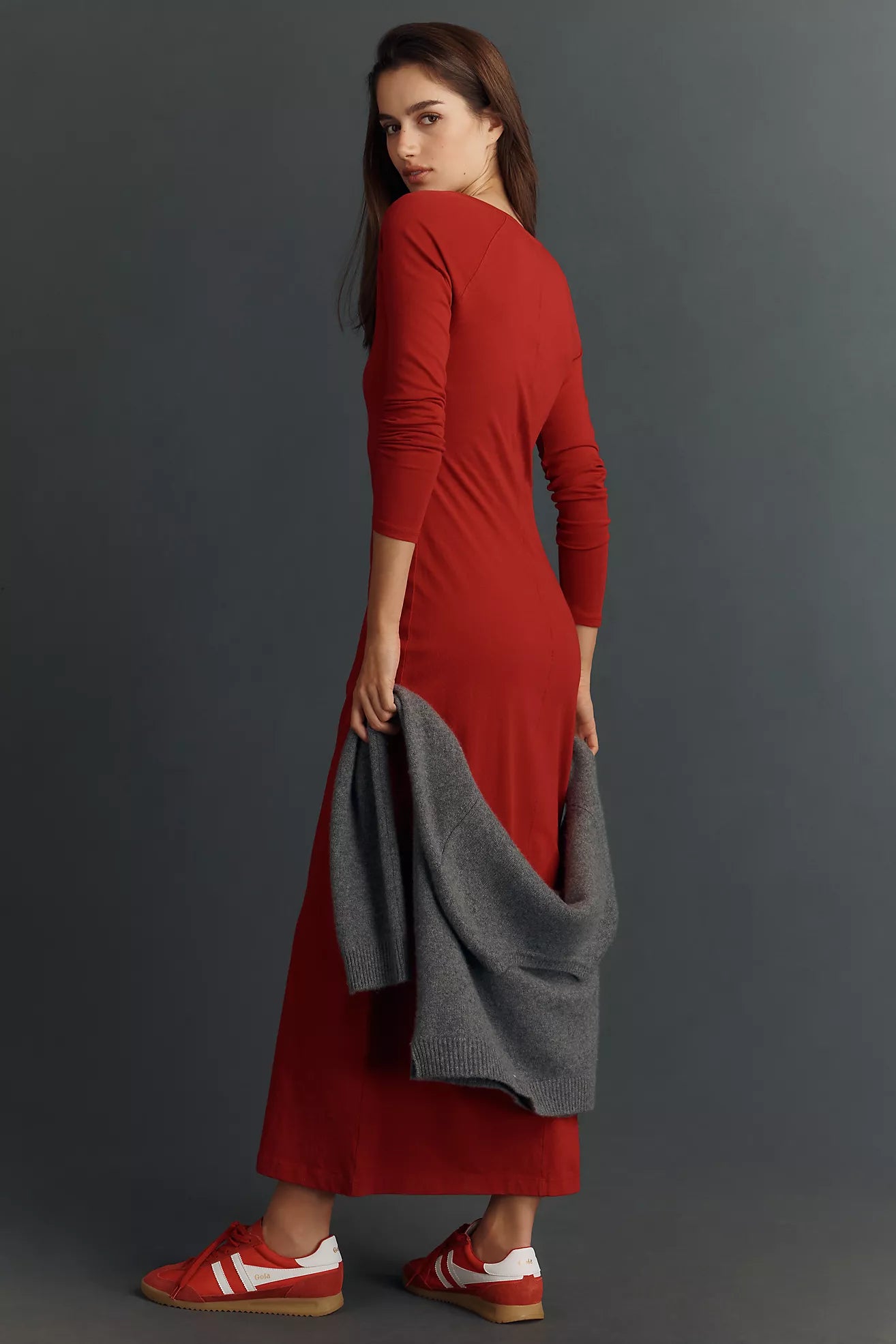 LSPACE x Anthropologie Long-Sleeve Maxi Dress