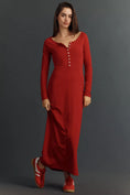 Load image into Gallery viewer, LSPACE x Anthropologie Long-Sleeve Maxi Dress
