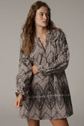 Load image into Gallery viewer, The Keira Long-Sleeve Shirt Dress by Pilcro
