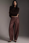 Load image into Gallery viewer, Pilcro Faux Leather Twisted Balloon Pants
