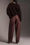 Load image into Gallery viewer, Pilcro Faux Leather Twisted Balloon Pants
