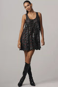 Load image into Gallery viewer, Maeve Faux Leather Sleeveless Swing Dress
