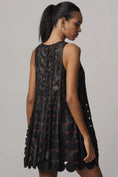 Load image into Gallery viewer, Maeve Faux Leather Sleeveless Swing Dress
