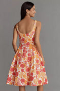 Load image into Gallery viewer, By Anthropologie Sleeveless Scoop-Neck Basque-Waist Midi Dress
