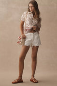Load image into Gallery viewer, Pilcro Short-Sleeve Popover Blouse

