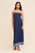 Load image into Gallery viewer, Mare Mare Strapless Denim Skirt Dress
