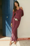 Load image into Gallery viewer, By Anthropologie Off-Shoulder Ruched Sweater Dress
