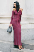 Load image into Gallery viewer, By Anthropologie Off-Shoulder Ruched Sweater Dress
