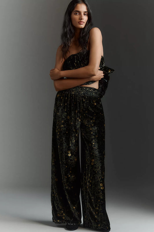 The Somerset Velvet Pull-On Pants
