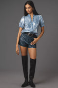 Load image into Gallery viewer, The Aly Puff-Sleeve Blouse by Pilcro: Sequin Edition
