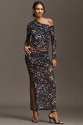 Load image into Gallery viewer, By Anthropologie Mesh Long-Sleeve Asymmetric Top
