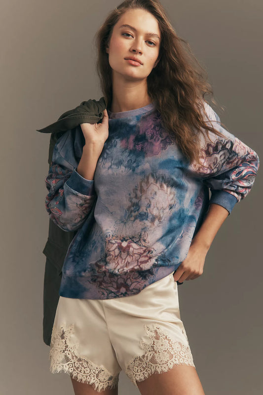 The Niki Bubble Sweatshirt by Pilcro