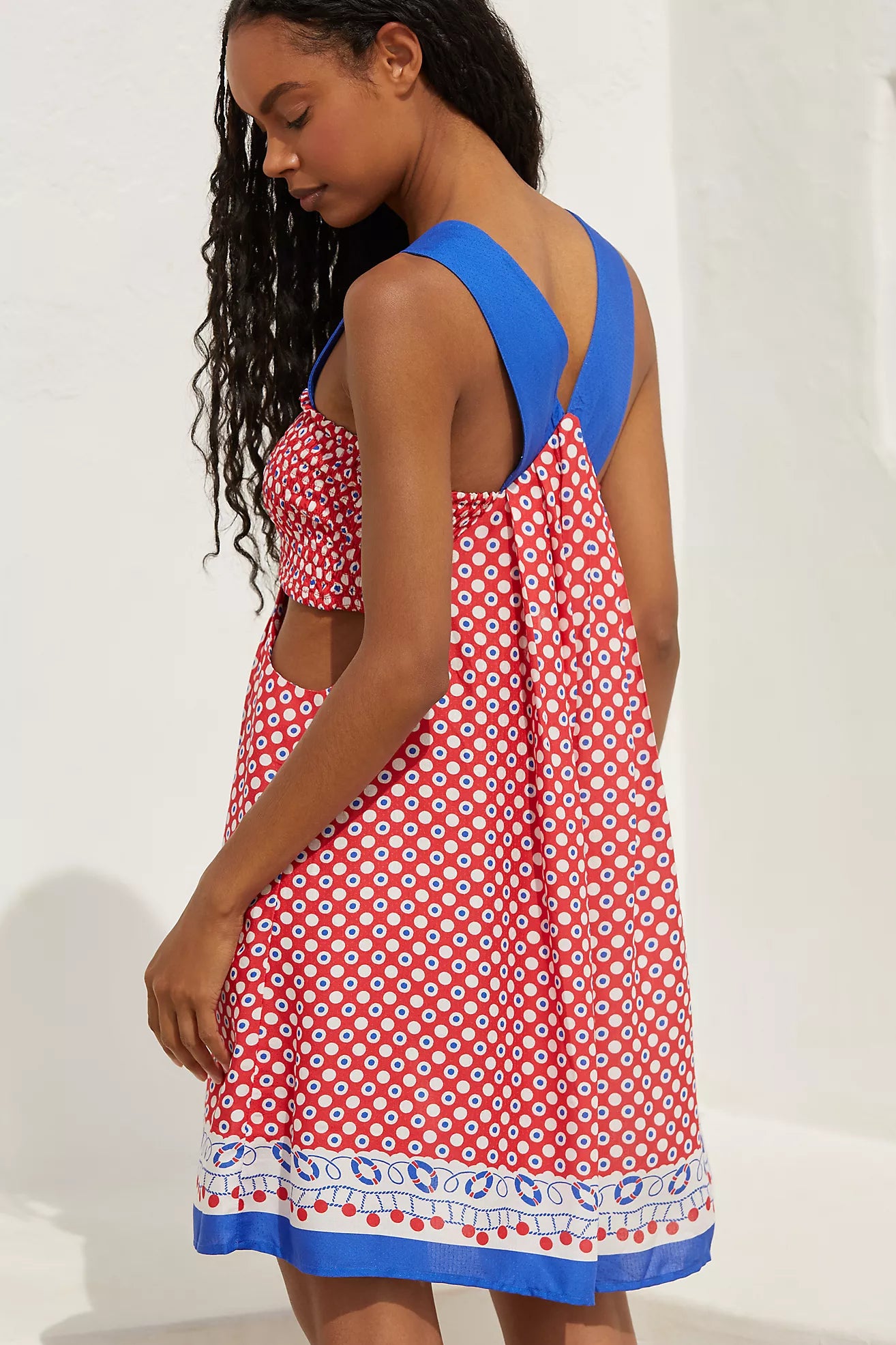 The Piper Bandeau Cutout Mini Dress