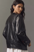 Load image into Gallery viewer, Pilcro Faux Leather Asymmetric Snap Moto Jacket
