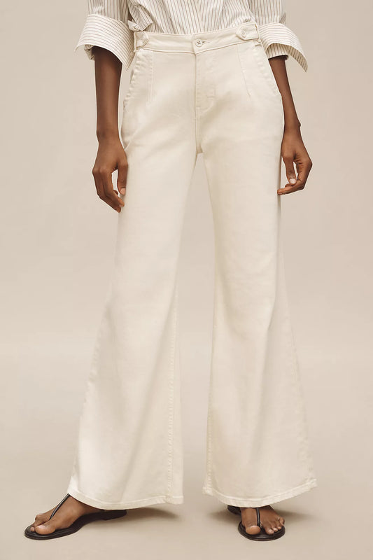 Pilcro Tower Flare Mid-Rise Jeans