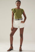 Load image into Gallery viewer, By Anthropologie Flutter-Sleeve Top
