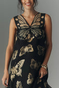 Load image into Gallery viewer, By Anthropologie Sleeveless Butterfly Midi Dress

