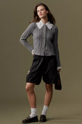 Load image into Gallery viewer, Maeve Lace-Collar Cardigan Sweater
