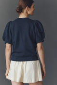 Load image into Gallery viewer, Maeve Puff-Sleeve Swan Pullover
