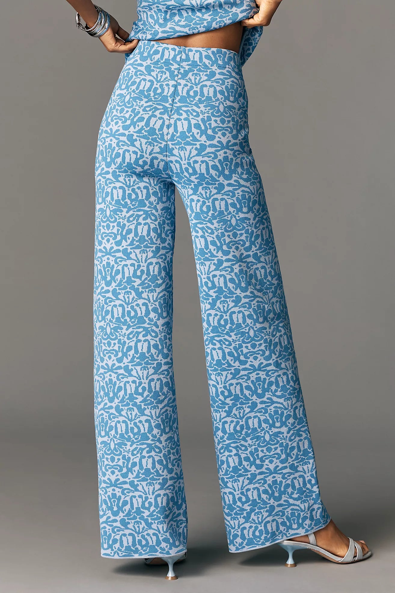 Maeve Jacquard Sweater Pull-On Pants