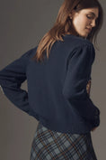 Load image into Gallery viewer, Maeve Embellished V-Neck Cardigan Sweater
