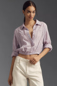 Load image into Gallery viewer, Pilcro Flared Shoulder Buttondown Shirt
