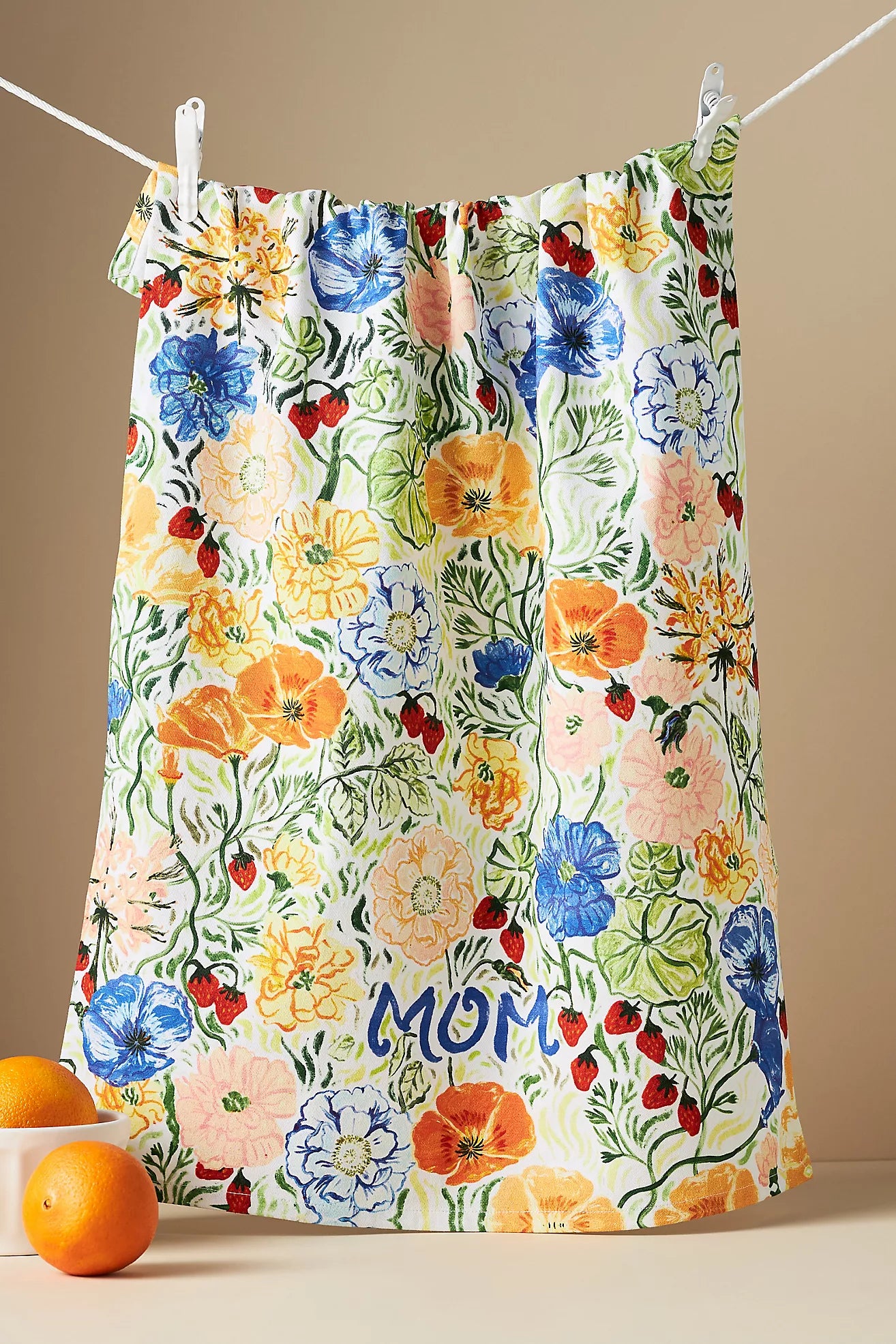 Floral Mom Dish Towel