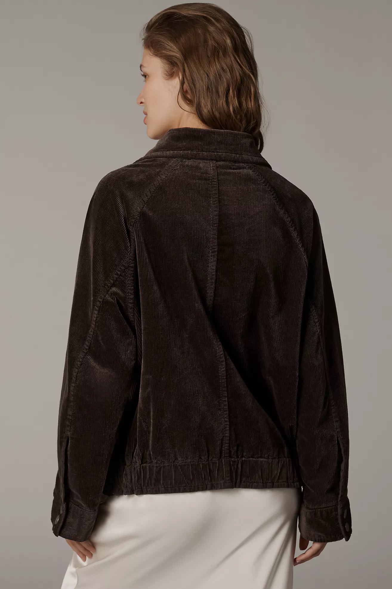Pilcro Corduroy Bomber Jacket