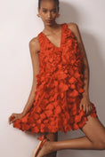 Load image into Gallery viewer, Maeve Sleeveless Floral Appliqué Mini Dress
