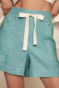 Load image into Gallery viewer, Maeve La Ponche Linen Pull-On Shorts
