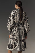 Load image into Gallery viewer, Farm Rio Long Sleeve Collared Midi Shirt Dress
