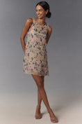Load image into Gallery viewer, Pinnacle by Shruti Sancheti Sheer Floral Mini Dress
