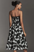 Load image into Gallery viewer, Maeve Sleeveless Jacquard Drop-Waist Midi Dress
