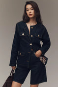 Load image into Gallery viewer, Maeve Oversized Denim Jacket
