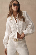 Load image into Gallery viewer, Pilcro Long-Sleeve Delicate Blouse
