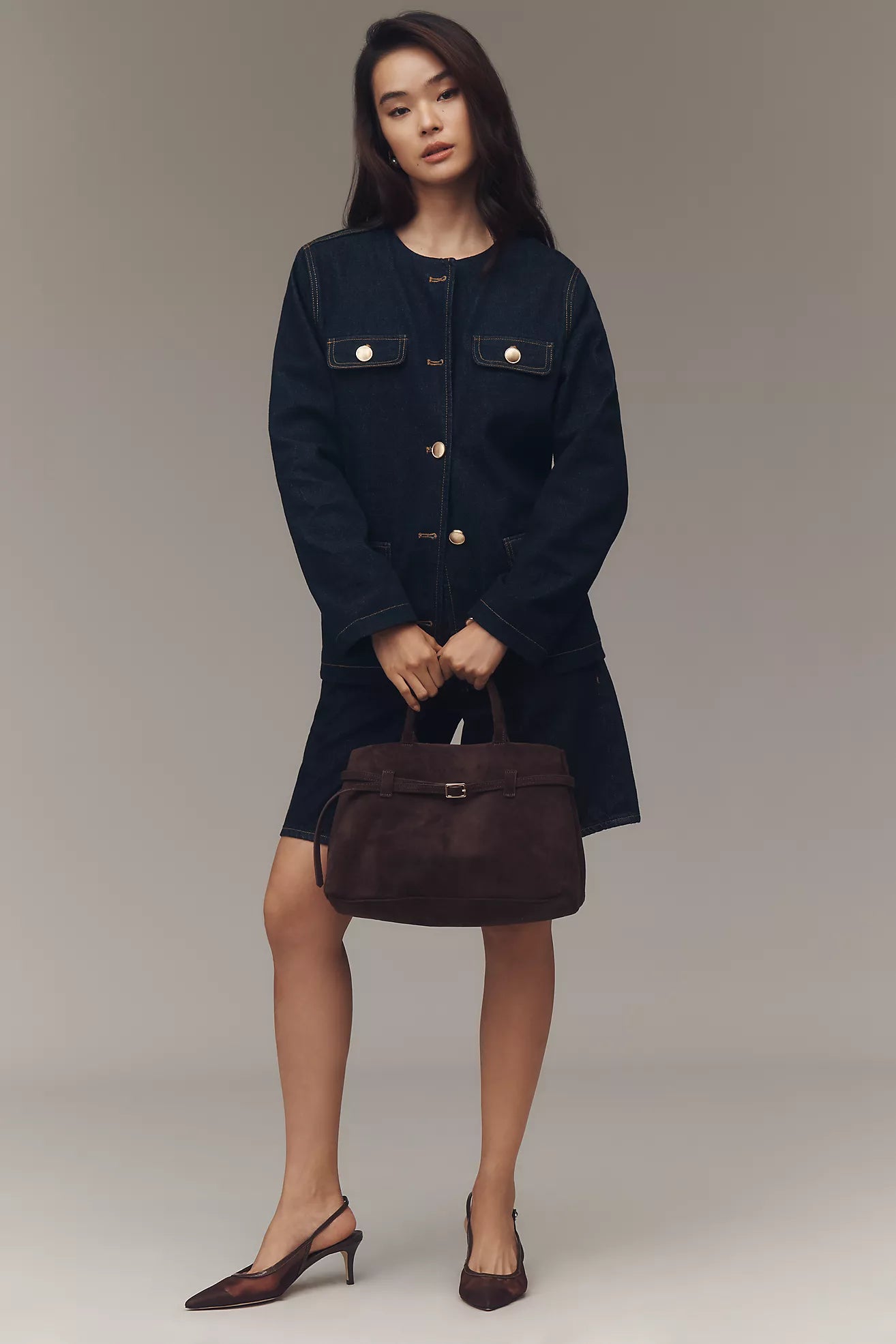 Maeve Oversized Denim Jacket