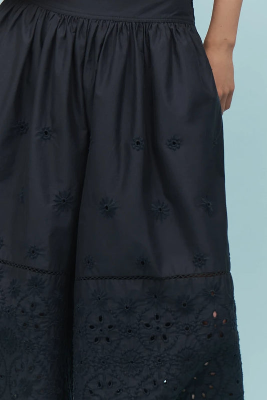 Maeve Embroidered Skirty Culottes