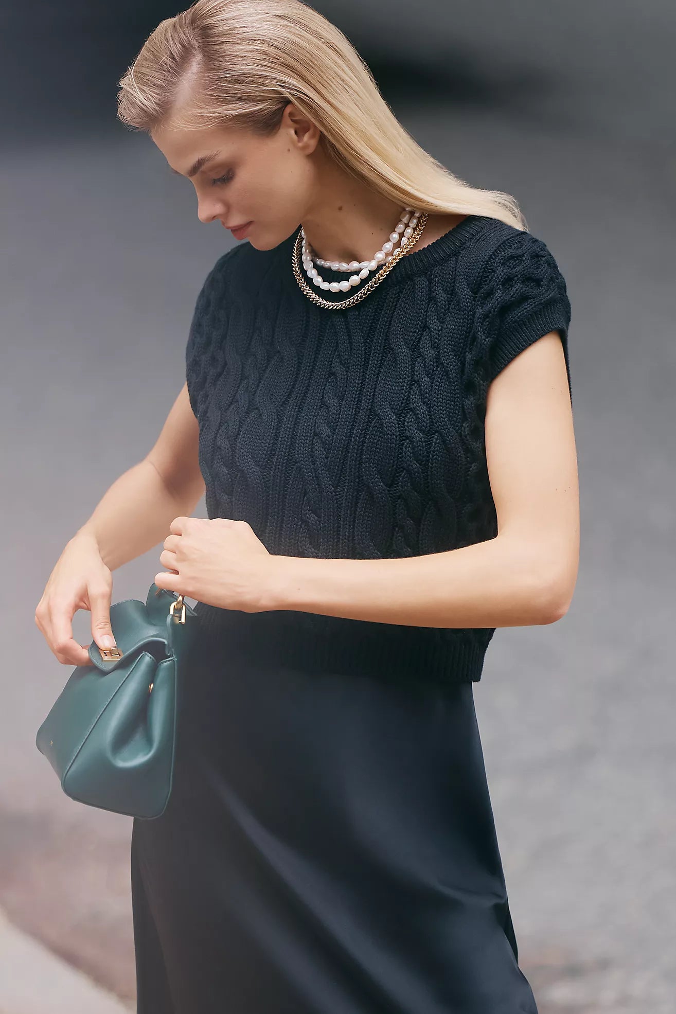 The Gemini Cap-Sleeve Sweater + Tank Dress Set