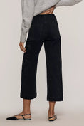 Load image into Gallery viewer, The Colette Sparkle Crop High-Rise Wide-Leg Jeans by Maeve
