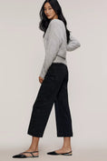 Load image into Gallery viewer, The Colette Sparkle Crop High-Rise Wide-Leg Jeans by Maeve
