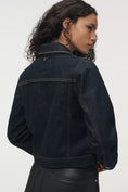 Load image into Gallery viewer, Pilcro Denim Capelet Jacket
