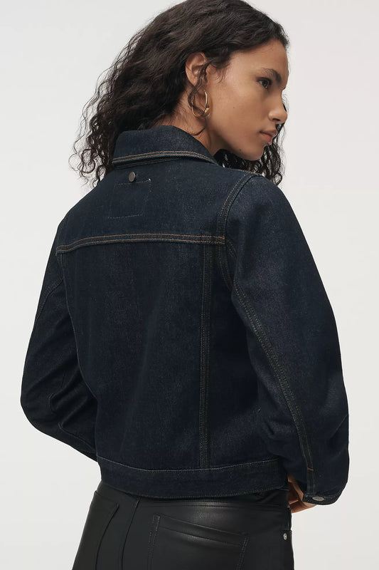 Pilcro Denim Capelet Jacket