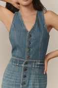 Load image into Gallery viewer, Pilcro Denim Vest Twofer Midi Dress
